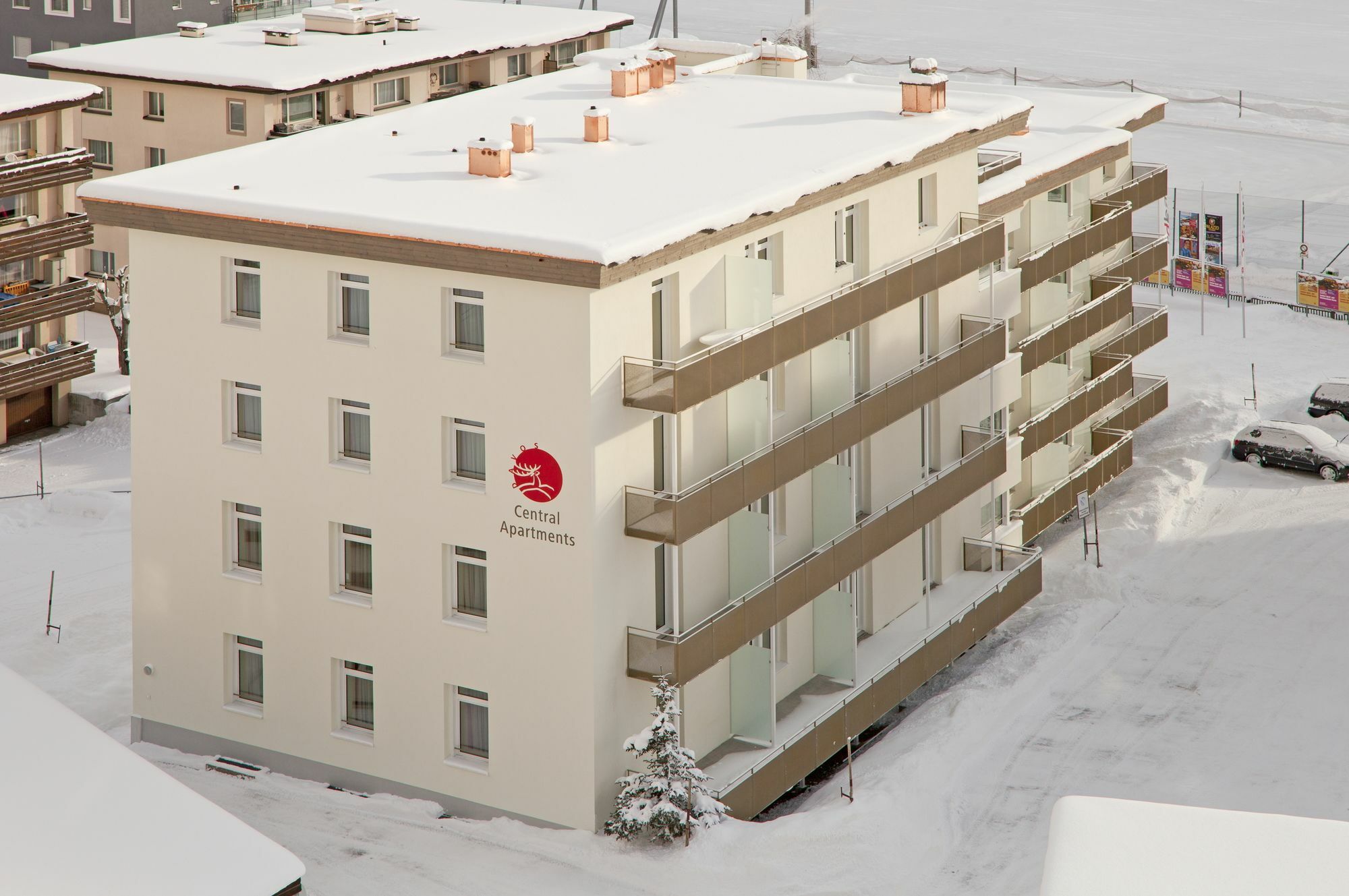 Central Apartments Давос Екстериор снимка